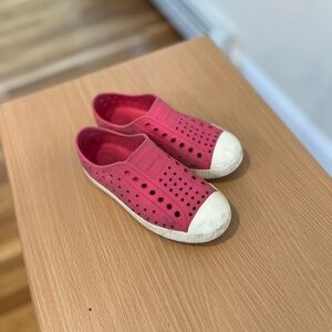 Native Jefferson Kids C12 Shoes Pink Toddler Slip On Girls Play Sneaker Comfort